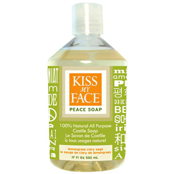 Kiss my face: Lemongrass clary sage liquid soap 17oz